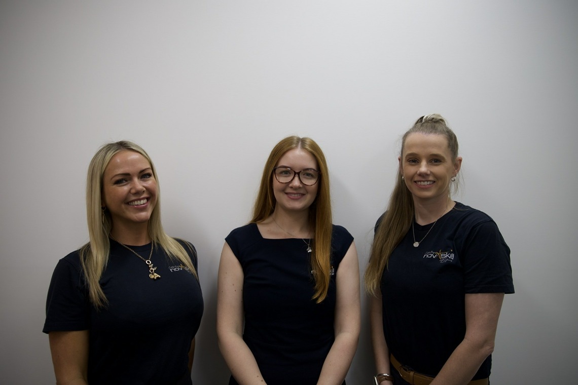Novaskill staff members together